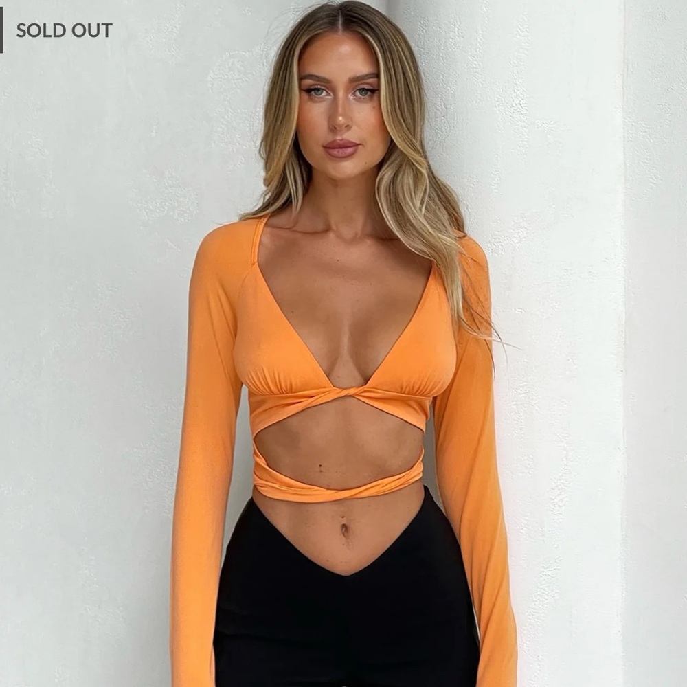 NWT Tiger Mist Crop Top